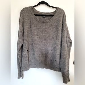 American Eagle destroyed sweater knit oversized